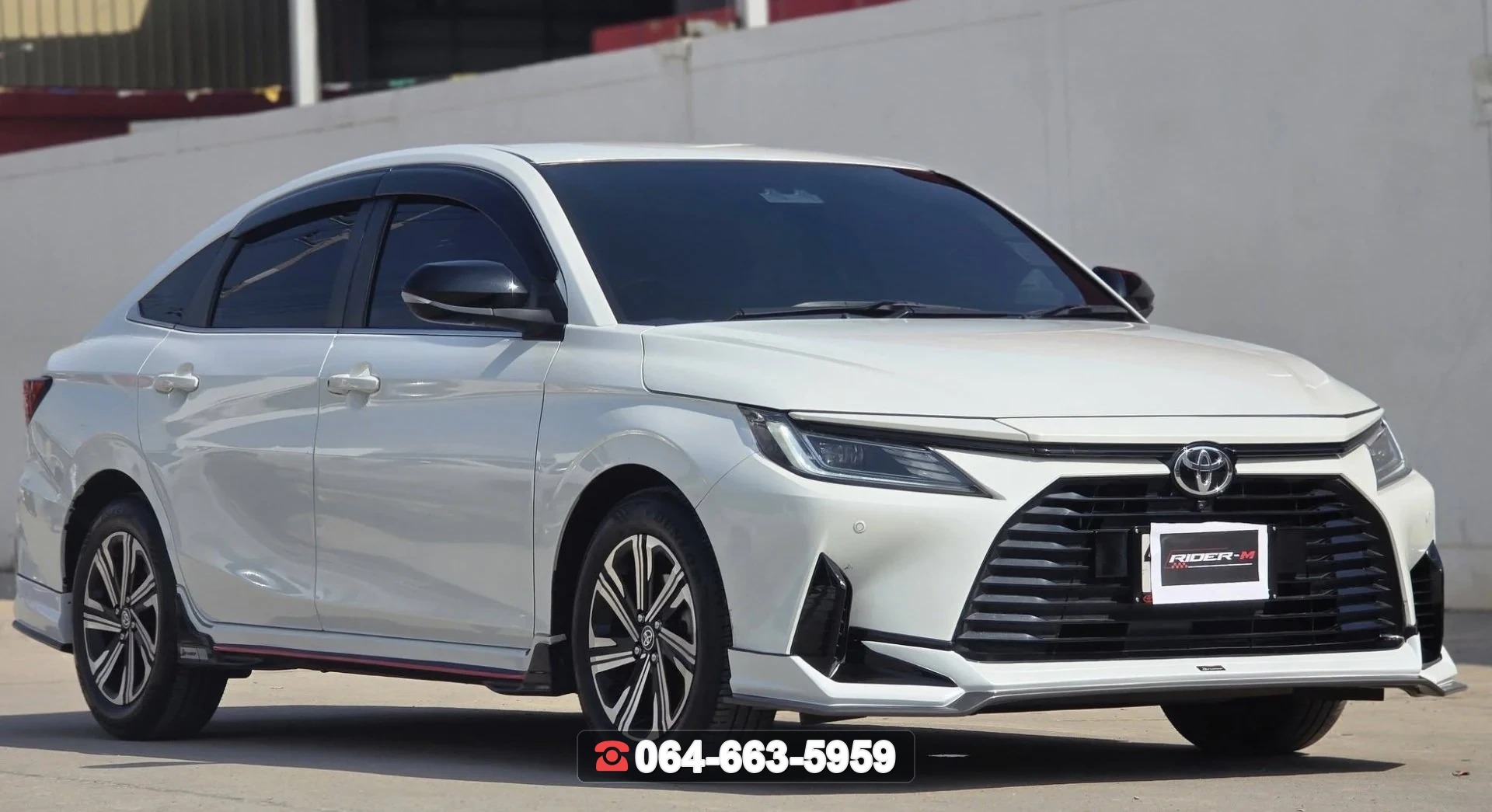 ชุดแต่งสเกิร์ต TOYOTA Yaris Ativ 2025 V.3 RiderM